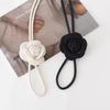 Camellia Leather Rope Knotted Women Belt Long Thin Slimming Body Waistbands For Female Lady Dress Skirt Decorative Skinny Straps