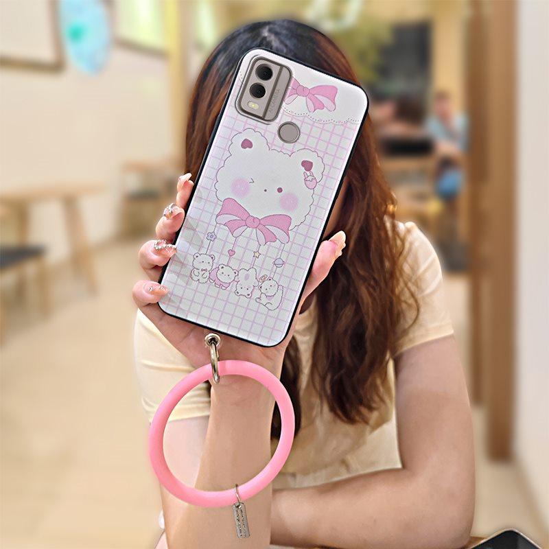 

Милый Смешной Чехол для Телефона Для Nokia C22 Браслет Противоударный Грязеотталкивающий Мягкий Чехол Мультяшный Защитный Индивидуальный Креативный Nokia C22