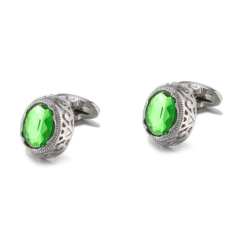 Boutons de manchette Chemise Française Pour Hommes Femmes Marque Vert Manchette Luxe Mariage Bouton Haute Qualité Invités