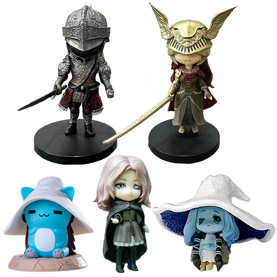 7-12cm Gaming Q Version Elden Ring Mini Ranni Cat Melina Malenia The Half-Wolf Action Figure Lani Magic Ornaments PVC Dolls