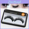 027 Natural Long False Eyelashes Bulk Wholesale 2000 Pairs Handmade Cotton Stem Fake Eyelashes