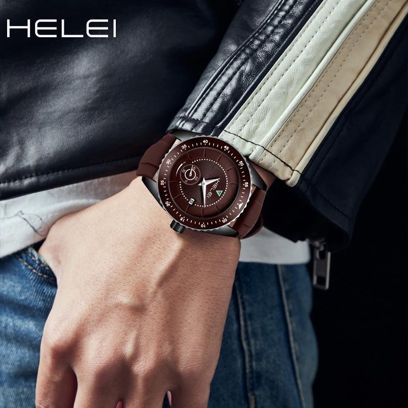 Men Sport Watch Top Brand Luxury Military Waterproof Male Clock Quartz Business Leather Wristwatch
