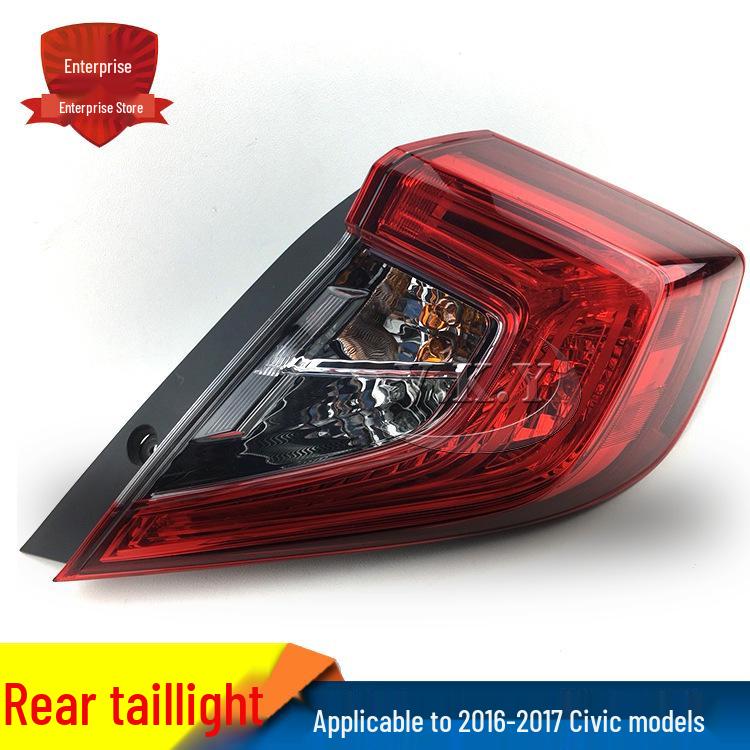 Honda Civic Taillight Assembly Cover for 16-17 Models - Rear Headlight, Brake, and Reverse Light Housing Driver Inner Side