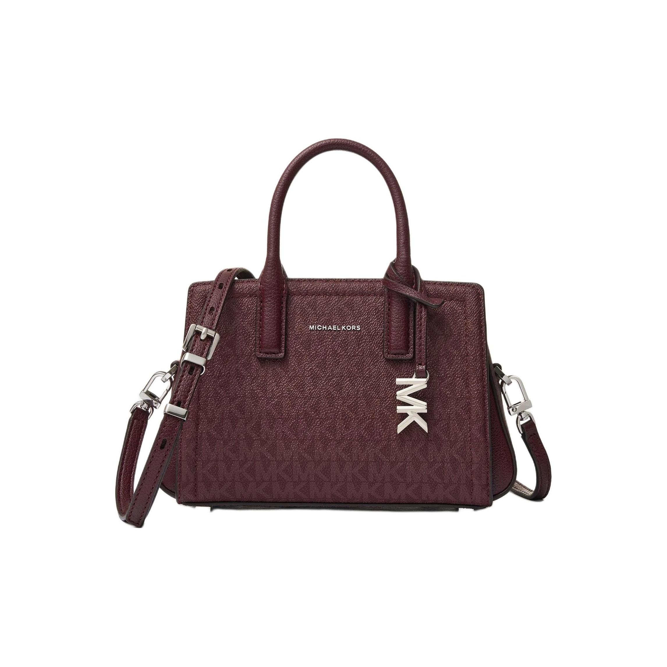 

Жіноча сумка-тоут Michael Kors Laila з логотипом, коричнево-червона 32F5S9IC0V-OXBLOOD Shopping Bag Set(Basic Set+Shopping Bag)