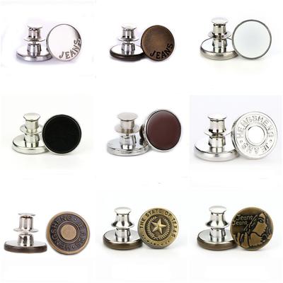 Apparel Sewing Tuck Waist Removable Pants Jean Button Pins Buttons For Jeans Buttons Fit Instant