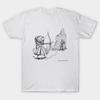 Men Black Print T-shirt William Tell No-Cut Transfer Paper Print Cotton Tshirt