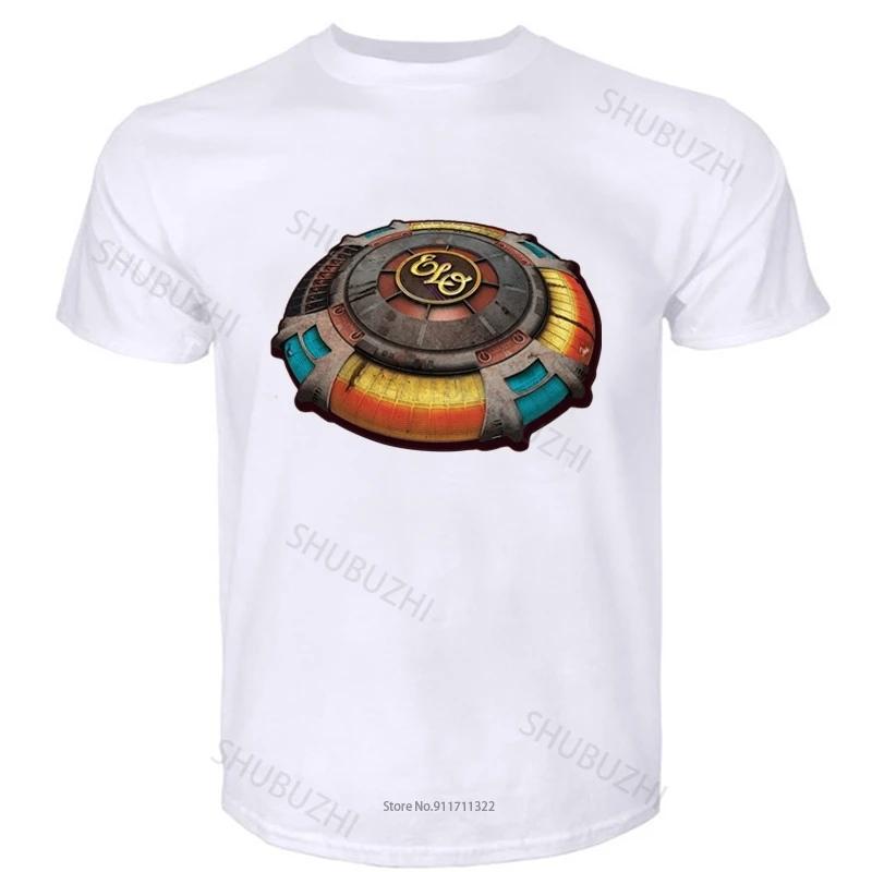 Cotton Tshirt For Boys Fashion Brand T Shirt Unisexs Loose Elo Space Ship (Electric Light Orchestra) Black Tshirt