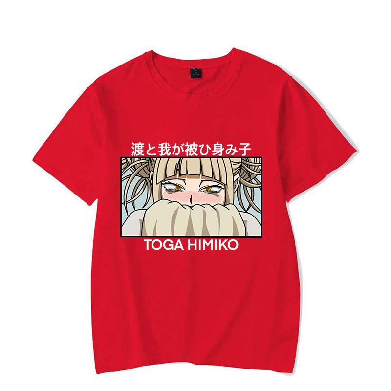 Funny Anime Himiko Toga Printed Shirt Women'S Casual Personality T-Shirt Unisex Summer Cute Anime Himiko Toga T-Shirt Tops