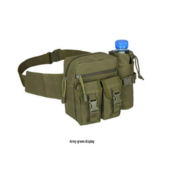 Tactical Waist Bag for Outdoor Sports: Cycling, Travel, Men's & Women's Multi-Use Bag with Water Bottle Holder