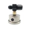 Fuel Pressure Gauge Liquid 0-100psi Oil Pressure Gauge 1/8" NPT + AN6 Adapter