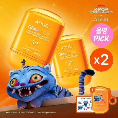 [Cacciatori di Demoni K-Pop] Zero Cast Finish Solare Glow Quotidiano Stick 18g Doppio Set / KDH