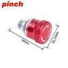 Stainless Steel Dustproof Metal Mushroom Emergency Stop Button (16/19/22/25/30mm)