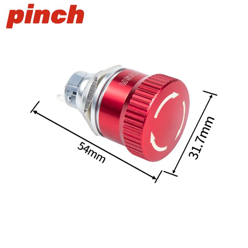 Stainless Steel Dustproof Metal Mushroom Emergency Stop Button (16/19/22/25/30mm)