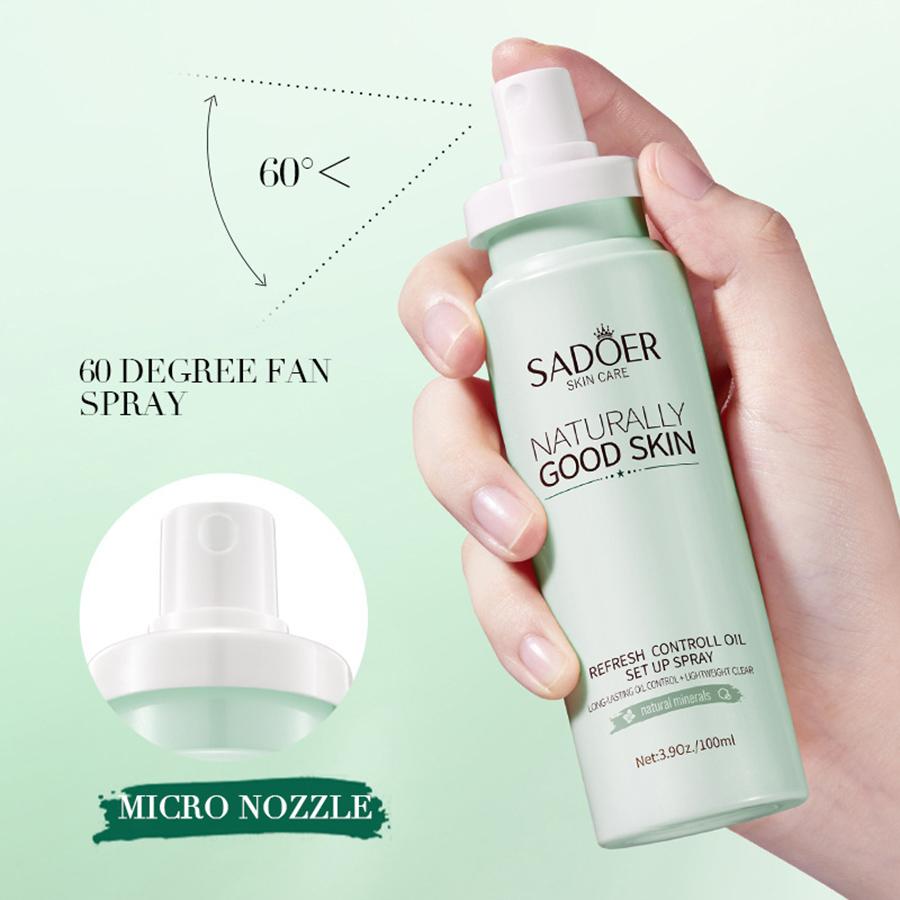 Spray fixateur transparent haute capacité Fond de teint à formation de film rapide Spray de maquillage fixe Spray hydratant Cosmétiques pour la peau