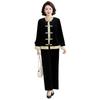 2026 Elegant Autumn Suit: Stylish Top & Two-Piece Set for Middle-Aged and Elderly Women