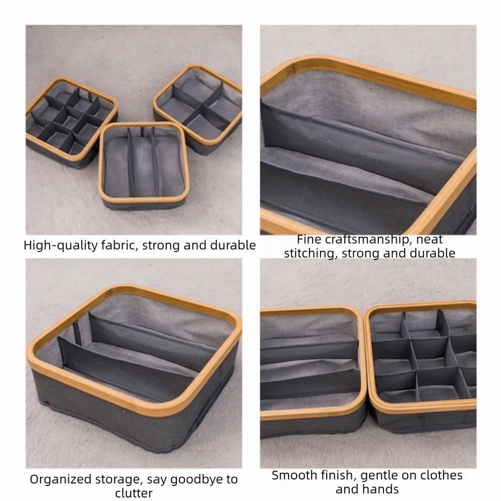 Thickened Pants Storage Box Folding Socks Classification Basket Storage Baskets  Cabinets