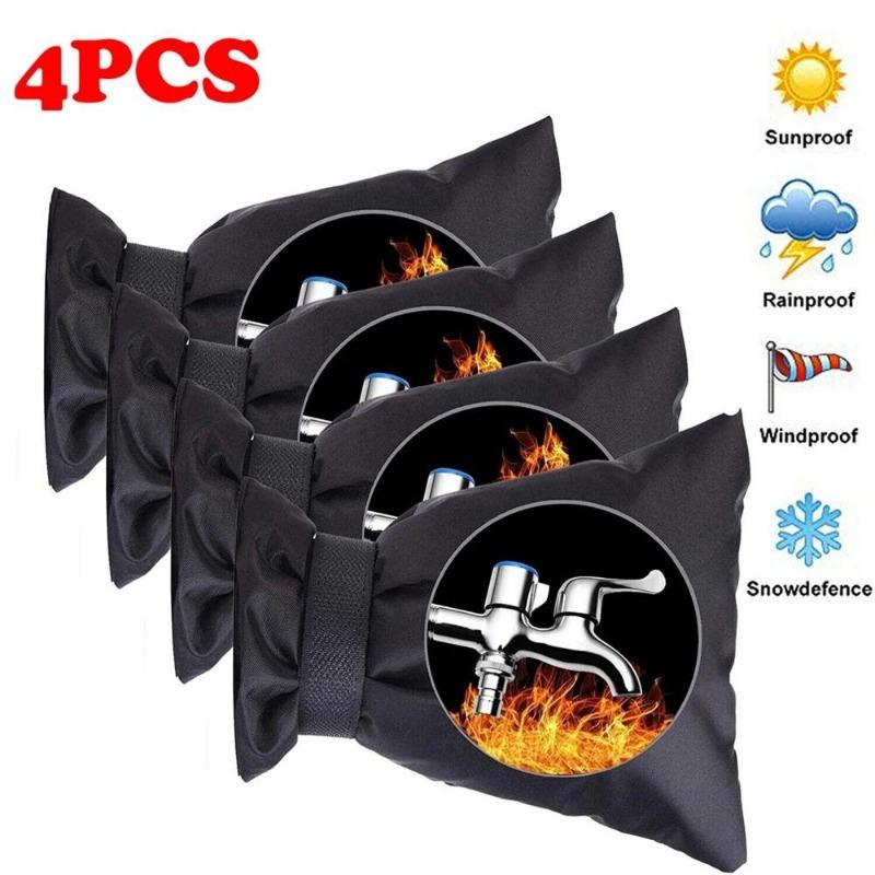 

Новый зимний уличный чехол для крана, защита от замерзания садового крана, многоразовый водонепроницаемый протектор крана S Regular model-4PCS