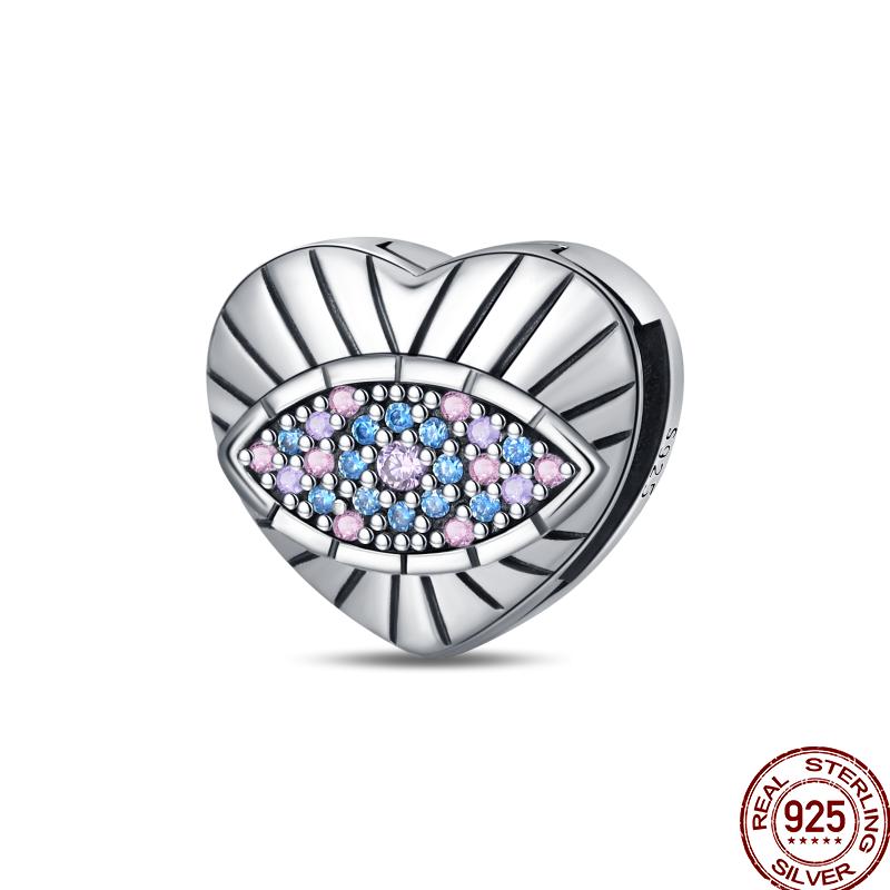 Copper Colored Zircon Shell Butterfly Amulet Body Shape Charm Flat Charm Suitable For Pan Original Bracelet