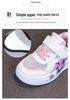 2026 Girls' Cartoon Princess White Sports Shoes - Summer Casual Fashion for Big Kids