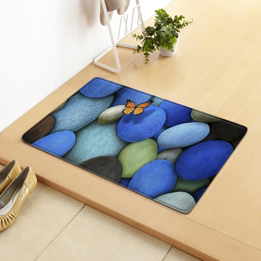 Creative Home Door Mat Water Absorbent Non-Slip Mat Living Room Kitchen Floor Mat Bedroom Carpet