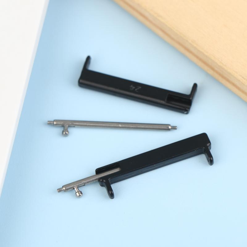 1 Para adapterów do opaski na nadgarstek 24 mm na 22 mm/20 mm do smartwatcha 7/9/D5I Akcesoria Złącze zamienne do smartwatcha