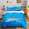 Blue Background, "Zenit" Logo. Bedding Sets Duvet Cover Sets Duvet Covers Pillowcases(1 * Duvet Cover 2 * Pillowcases, Without Duvet Insert)