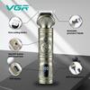 VGR 962 Retro Metal Electric Hair Clipper Household Oil Head Carving Electric Push Clipper T-shaped Blade Haircut Men's Hair Clipper Shape Carving
