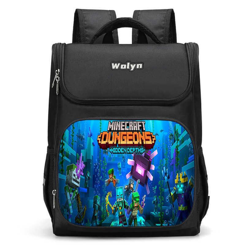 Mochila Escolar 3D Ligera de Gran Capacidad Para Niños Unisex Bolsa de Tela Oxford