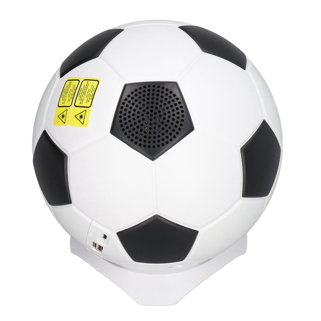 Star Projection Lamp Football Design Night Lamp Bluetooth Music Speaker USB Sky Ambient Light for