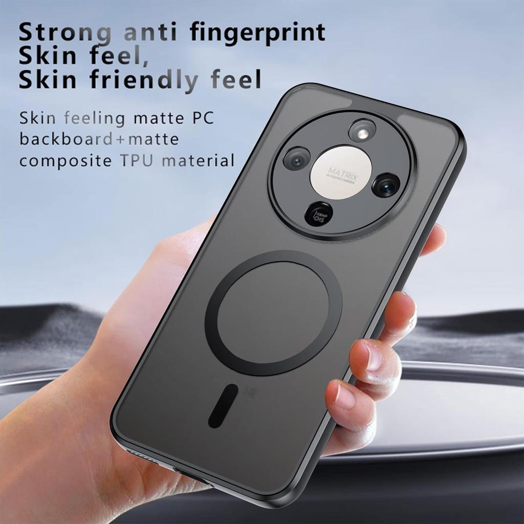 Θήκη για Magsafe Μαγνητική Ασύρματη Φόρτιση Ματ Σκληρό Αντικραδσμικό Κάλυμμα για Honor Magic 8 Lite X9D