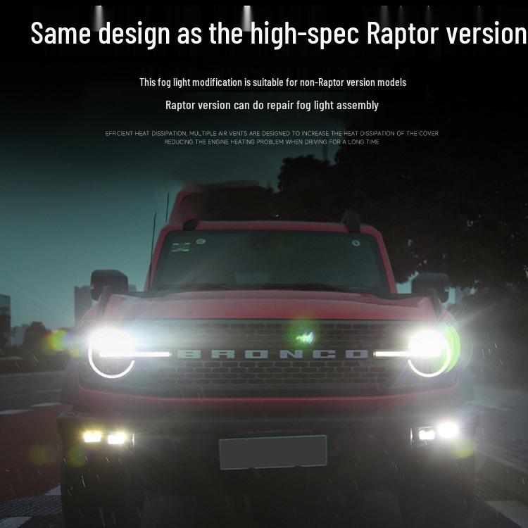 Ford Bronco Raptor DRL LED Turn Signal & Fog Light Assembly