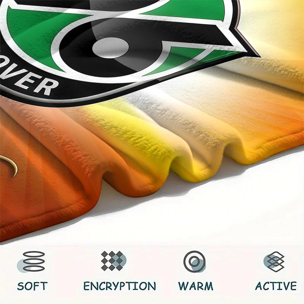 Custom Name Hannover 96 Flannel Blanket, High quality Comfortable for All Seasons, Home Decor, Warmth and Comfort