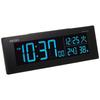 Digital Radio-Controlled Alarm Clock Series C3 DL305K Black Color LCD