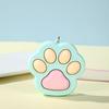 Knopf Katzenpfote Clicker Fidget Schlüsselanhänger Büro Reise Dekompression Angst und Stressabbau Geschenke für Kinder Jungen Mädchen Erwachsene
