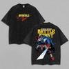 Battle Beast Vintage Graficzny T-shirt i koszulka dla dzieci Dwustronny Niezwyciężony Wojownik Komiksowy Koszulka
