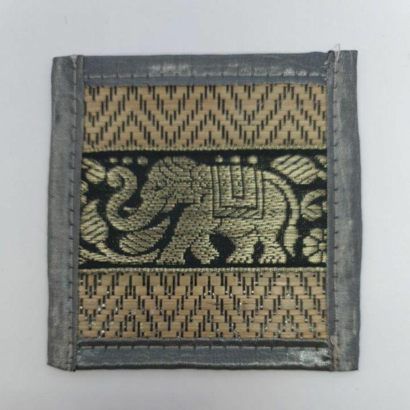 Elefantmattor Dryckunderlägg Thai silkesrörsmattor Matbordsunderlägg Souvenirpresent Present Handgjorda hantverk