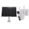 Solar Camera Dual Lens Security Camera for Outdoor 4G Connection AI Human Tracking APP Remote Viewing
