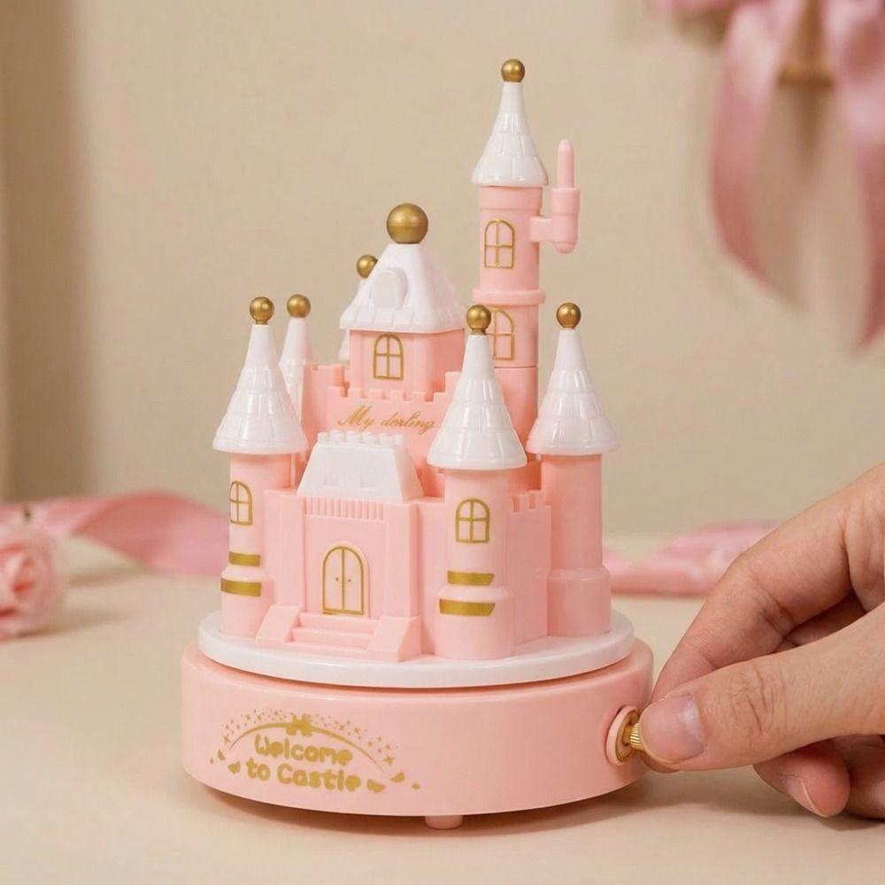 Exquisite Mechanical Music Box Romantic Style Birthday Music Box Desktop Ornament