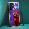 Game S-Stray Cat Capa Phone Case For Samsung S26 Ultra S25 Edge Galaxy S23 S21 S20 S24 FE S22 S10 Plus Cover Clear TPU Shell Coq