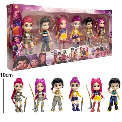 New 6pcs/set Anime Kpop Demon Hunt Series Figure Toy Desk Decoration Statues Ornament Halloween/Christmas Kids Birthday Gifts