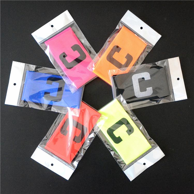 Fotbollskaptensarmband, Justerbart Färg C Etikettryck Vuxna Barn Armband Armband för Fotbollsfans