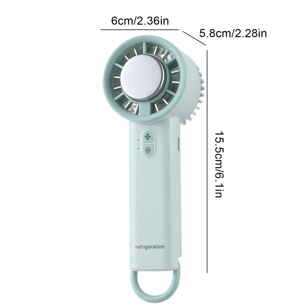 3in1 Cooling Fan Neck Hanging/handheld/desktop USB Rechargeable Electric Fans Travel 3 Wind Speed Ice Compress Cooling Device