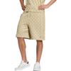 Adidas Neo Patterned Casual Sports Snap Button Shorts Men Bottoms Prairie-Brown IB5853