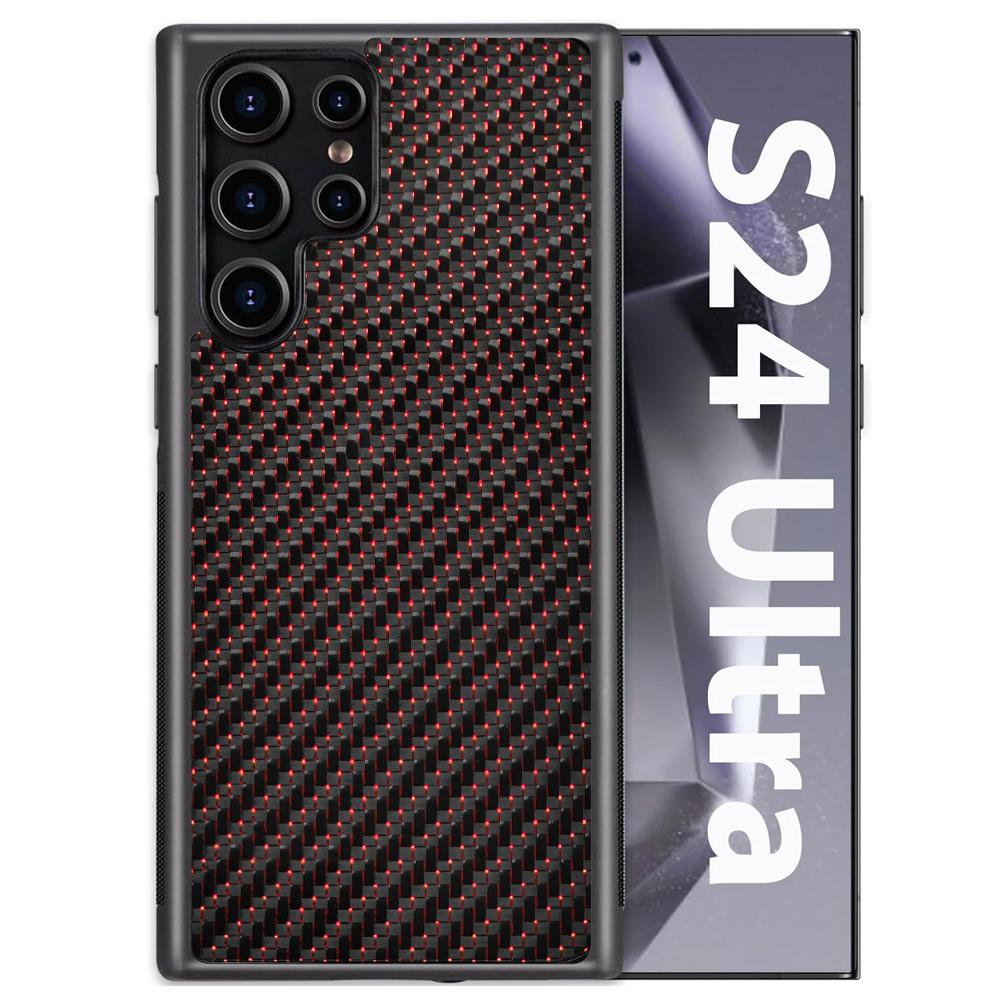 Real  Forged Carbon Fiber+TPU  Phone Case for Samsung S26/26ultra/26plus/25ultra\s25plus\s25\S23ultra/S24ultra/s24plus/s23/s24/