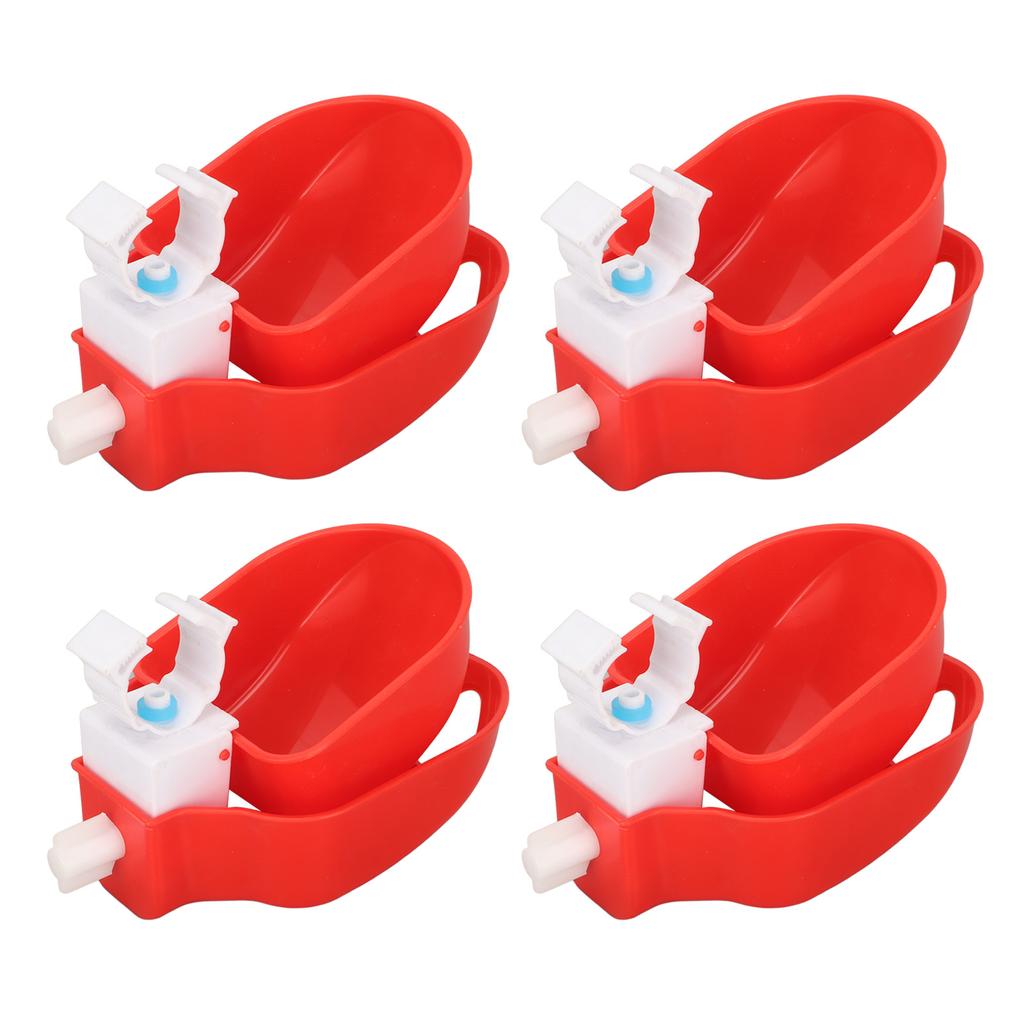 10pcs Automatic Chicken Waterer Cups Self Filling Poultry Water Feeder with Net for Chicks Duck