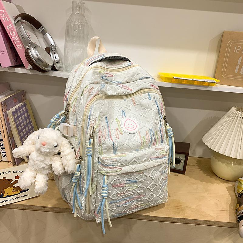 Korean Version of The Sen Series Large Capacity Backpack High School Students Fashionable Lightweight Backpack