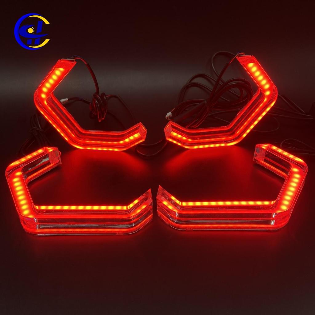 Dual-Color LED Crystal Angel Eyes for E90, E91, F30, M3, M4