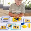 Children Puzzle Wooden Toys Blocks Logical Reasoning Fine Motor Skills Gift