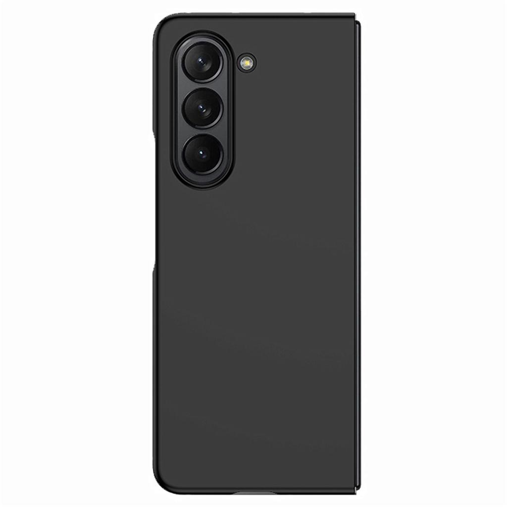 For Samsung Galaxy Z Fold6 5G Case Rubberized PC Phone Cover with Tempered Glass Film