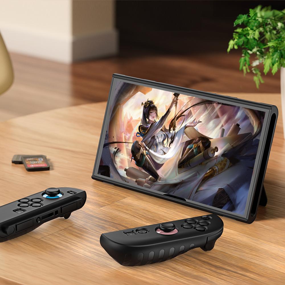 Soft Ergonomic Handle Grip Cover for Nintendo for Switch 2 Gaming Console TPU+PC Protector Protective Case Console Accessories